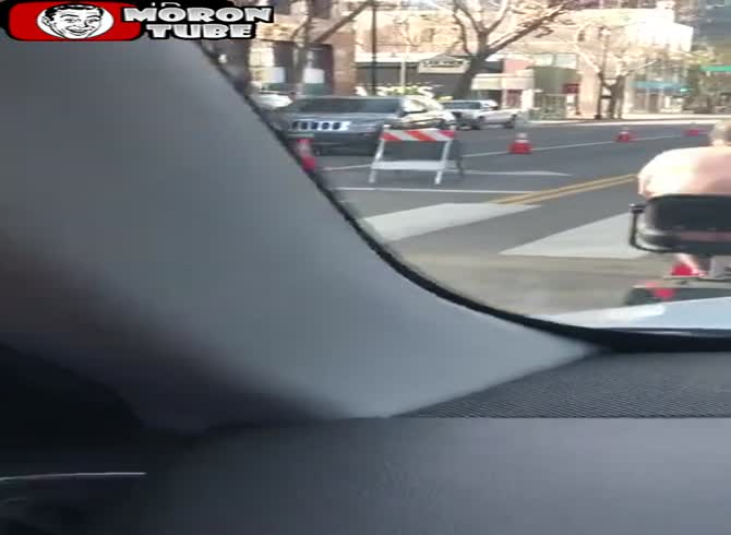 Video :Using your decreased mobility scooter while nude